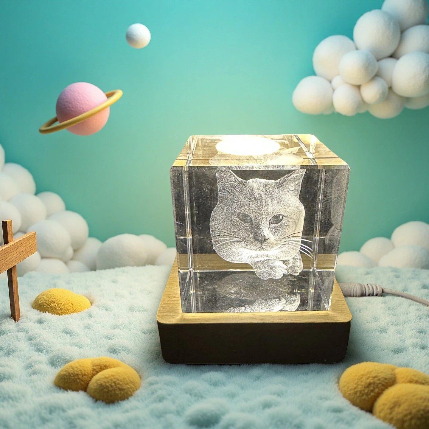 unique 3D photo night light ideas