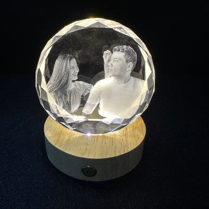 3D innovation Crystal Photo,  Personalized Gifts for her, Wife, Mom, Anniversary, Birthday, Pets, Couples Gifts