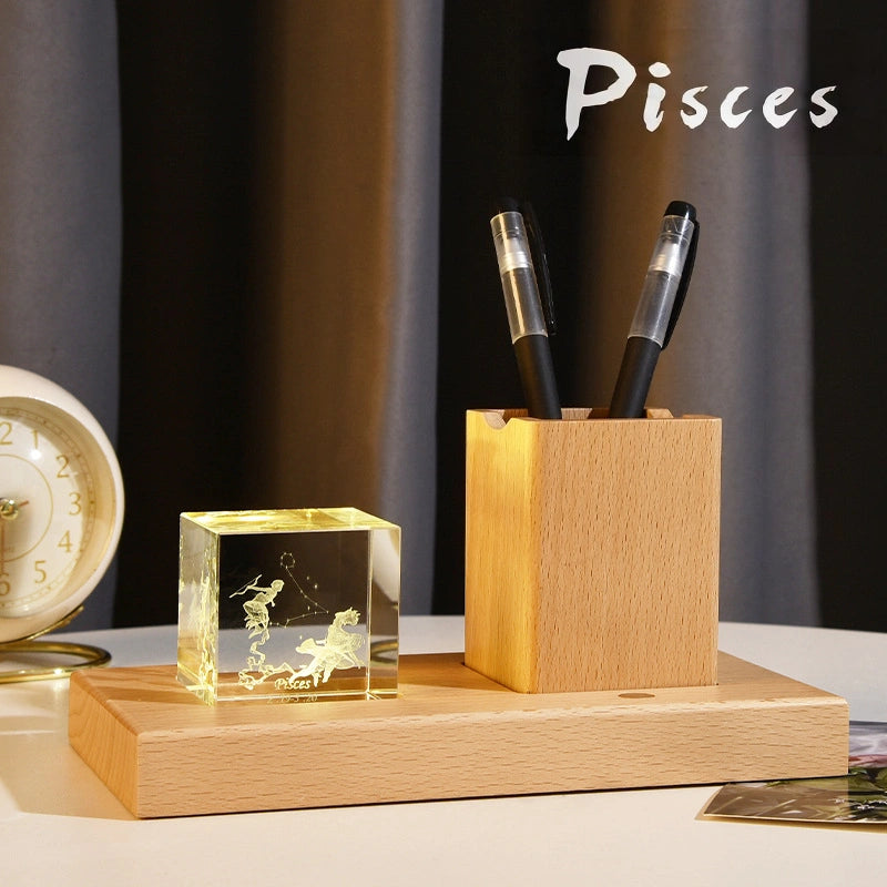 Fish lamp gift pen holder