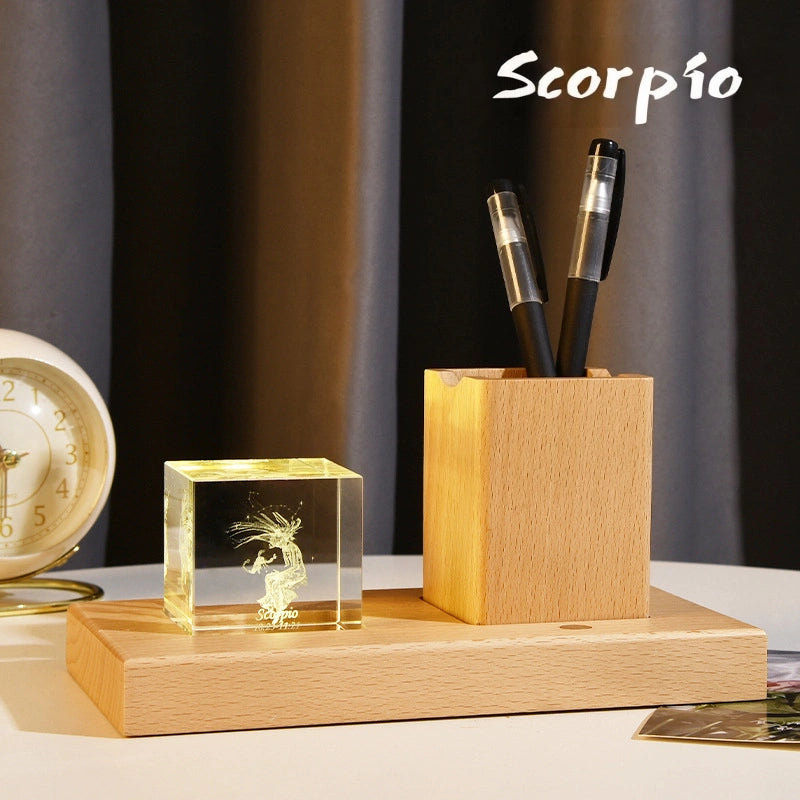 Scorpion lamp gift pen holder