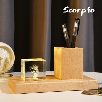 Scorpion lamp gift pen holder